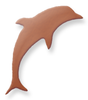 Copper Blank Dolphin Stamped Shape for Enamelling & Other Crafts