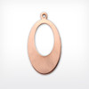 Copper Blank Oval Stamped Shape for Enamelling & Other Crafts