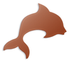 Copper Blank Dolphin Stamped Shape for Enamelling & Other Crafts