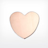 Copper Heart, flat - Pack of 10 (806-CU) - SALE PRICE: 50% OFF