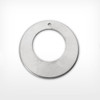 Aluminium Disc, offset hole (pierced) - Pack of 10 (892-AL) - SALE PRICE: 50% OFF