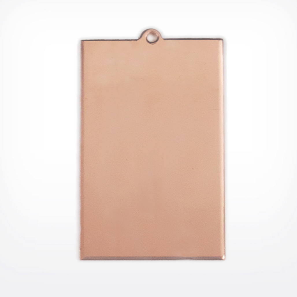 Copper Blank Rectangle Stamped Shape for Enamelling & Other Crafts