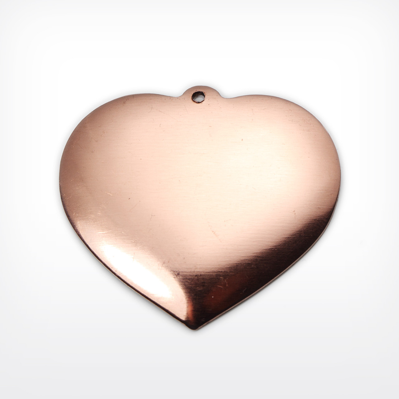 Copper Blank Heart Stamped Shape for Enamelling & Other Crafts