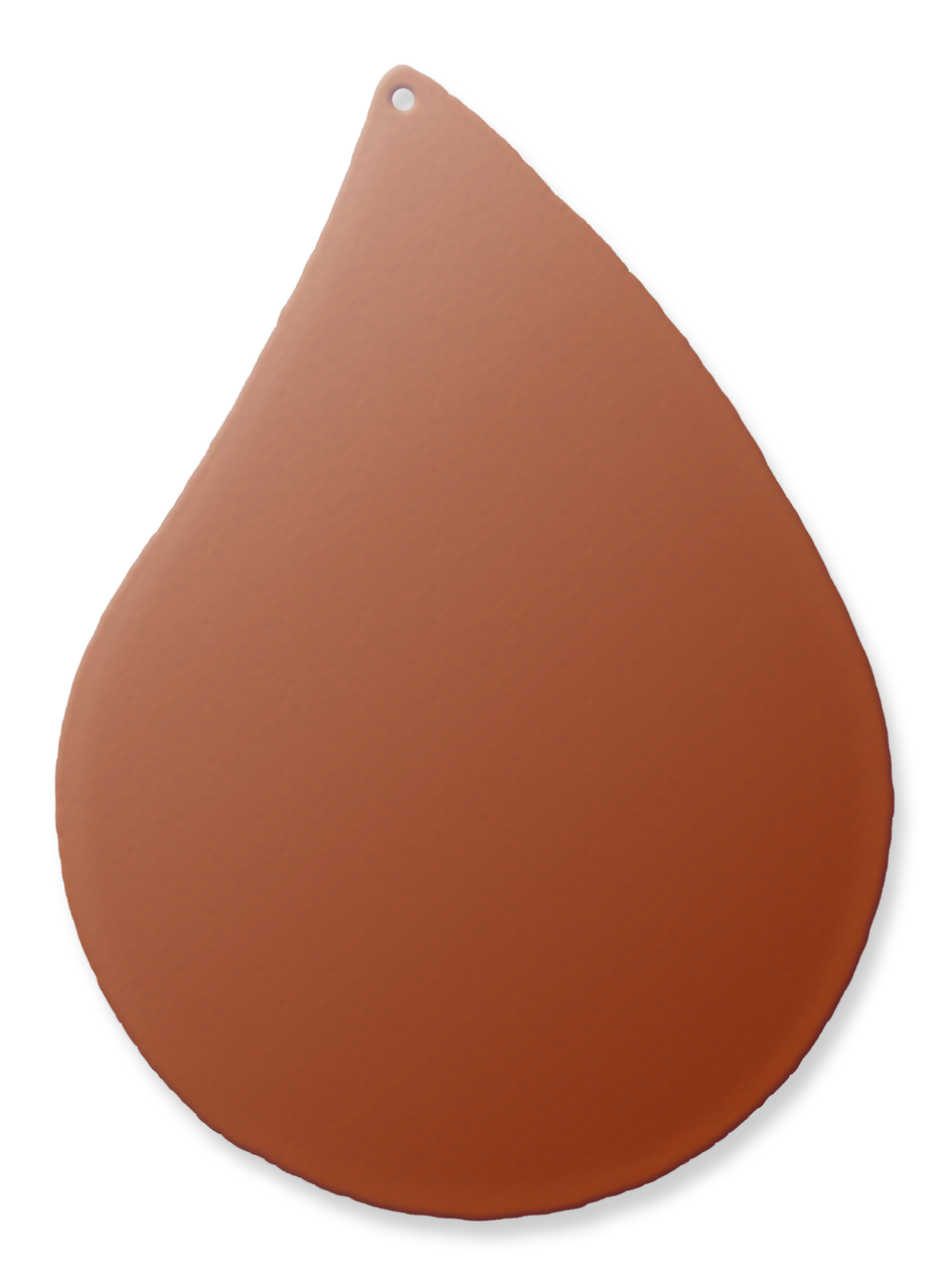 Copper Blank Drop Stamped Shape for Enamelling & Other Crafts