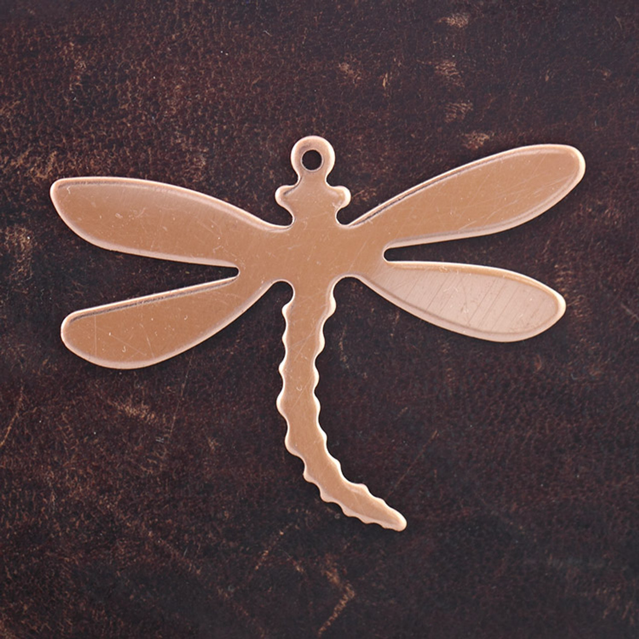 Copper Blank Dragonfly Stamped Shape for Enamelling & Other Crafts