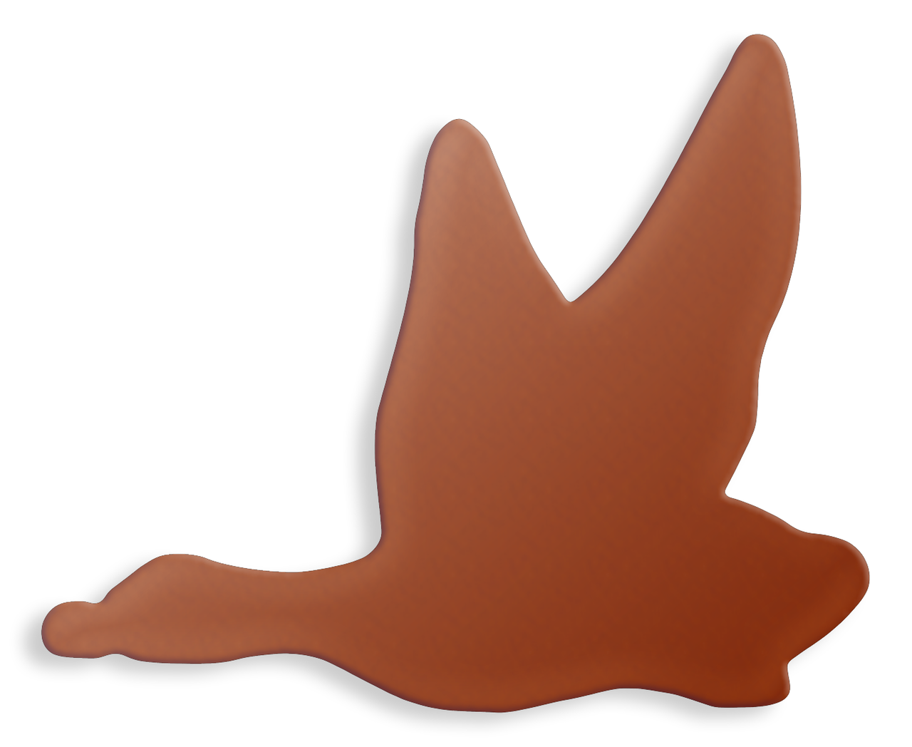 Copper Blank Duck Stamped Shape for Enamelling & Other Crafts