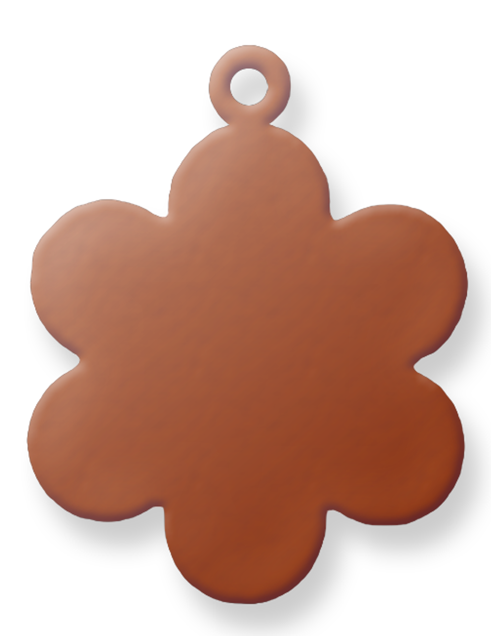 Copper Blank Daisy Stamped Shape for Enamelling & Other Crafts