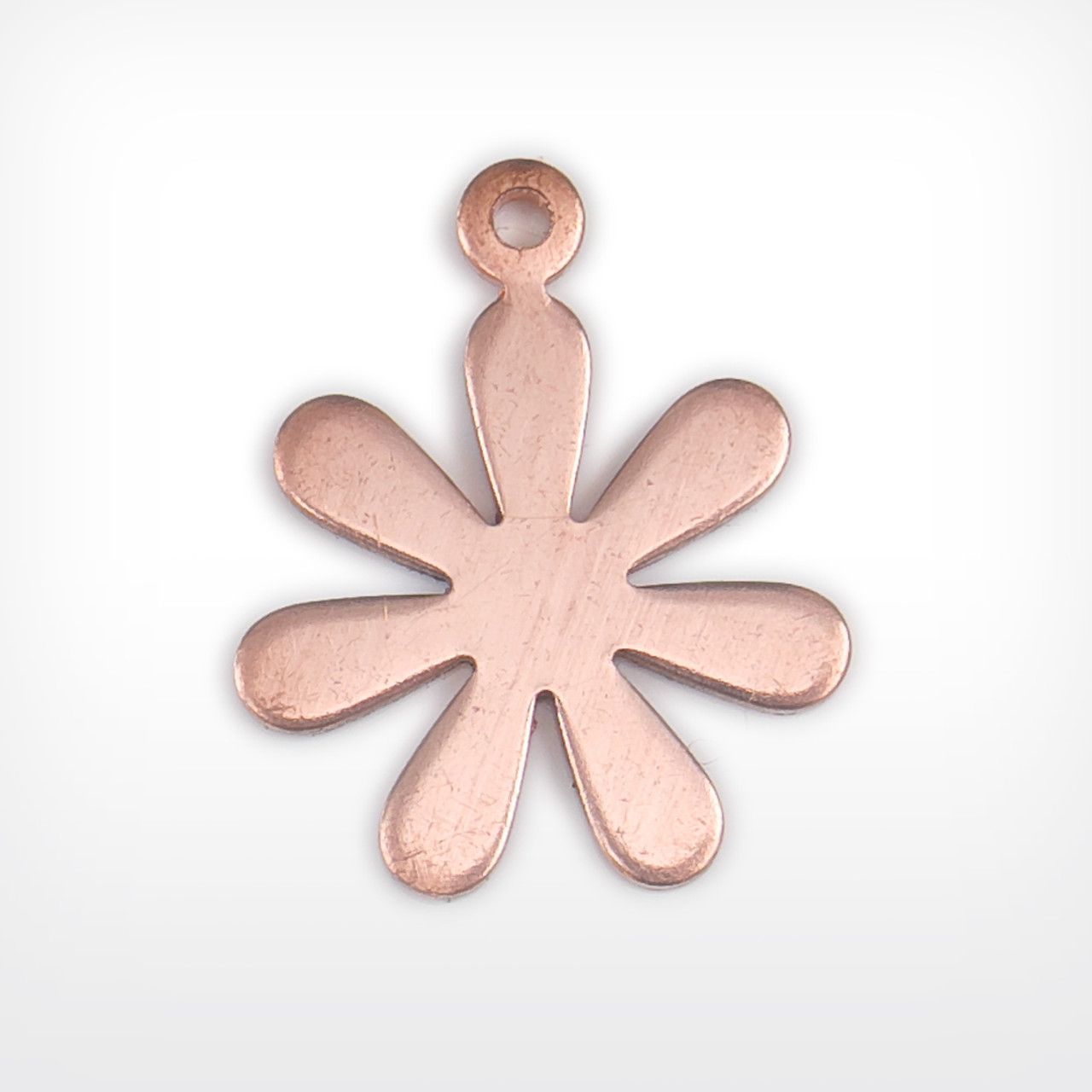 Copper Blank Daisy Stamped Shape for Enamelling & Other Crafts