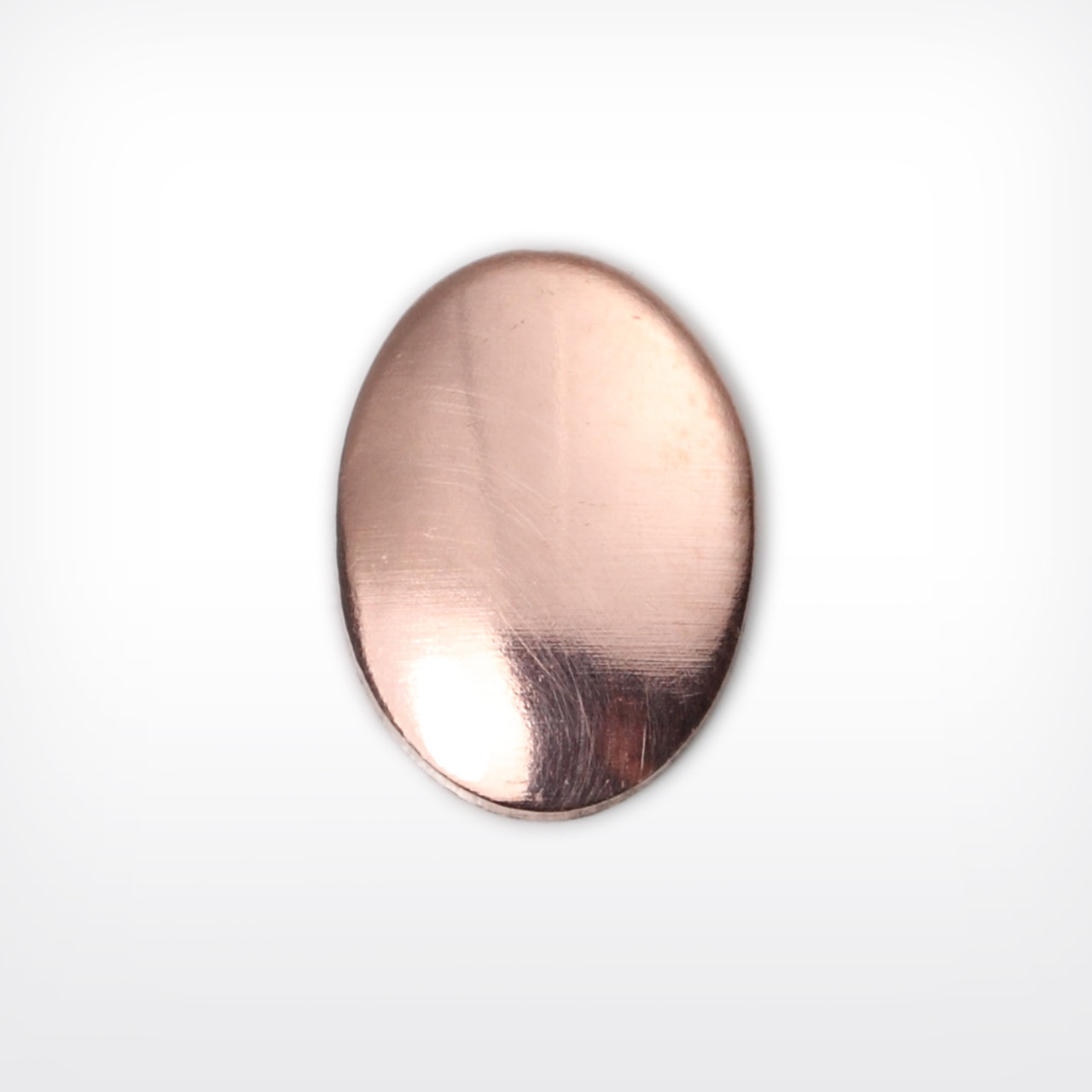Domed Copper Oval, 10x8mm - Pack of 10 (698-CU) - SALE PRICE: 50% OFF