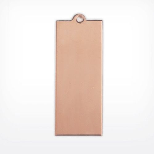 Copper Blank Rectangle Stamped Shape for Enamelling & Other Crafts