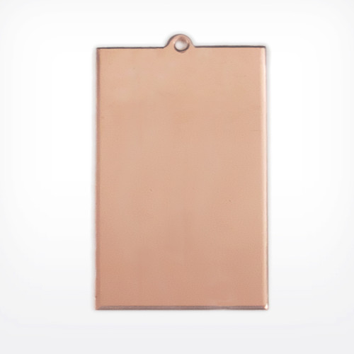 Copper Blank Rectangle Stamped Shape for Enamelling & Other Crafts