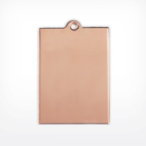 Copper Blank Rectangle Stamped Shape for Enamelling & Other Crafts