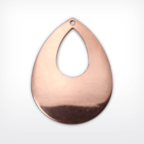 Copper Blank Drop Stamped Shape for Enamelling & Other Crafts