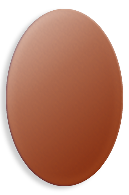 Copper Blank Oval Stamped Shape for Enamelling & Other Crafts