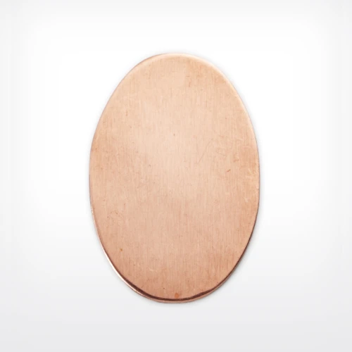 Copper Oval, 43.2x28.6mm - Pack of 10 (724-CU)