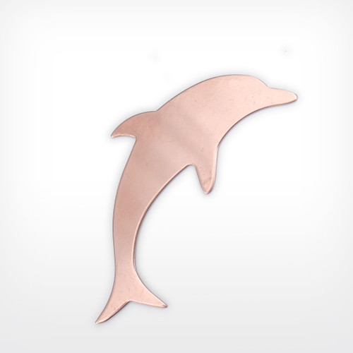 Copper Blank Dolphin Stamped Shape for Enamelling & Other Crafts