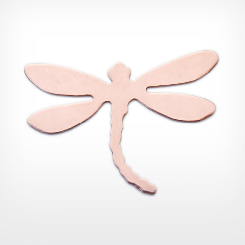 Copper Blank Dragonfly Stamped Shape for Enamelling & Other Crafts