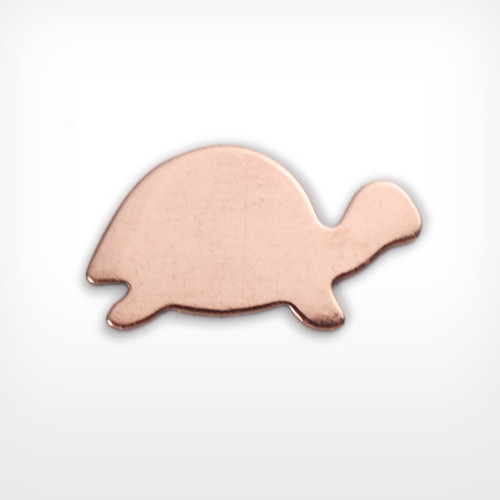 Copper Blank Turtle Stamped Shape for Enamelling & Other Crafts