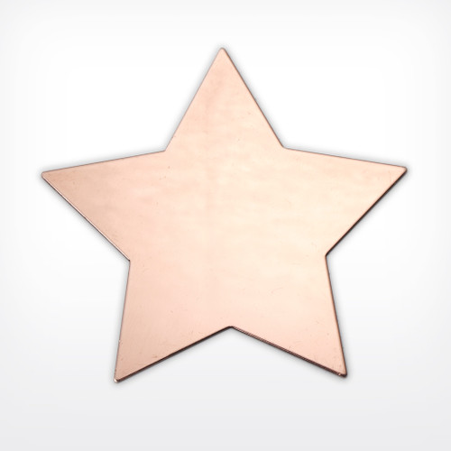 Copper Blank Star Stamped Shape for Enamelling & Other Crafts