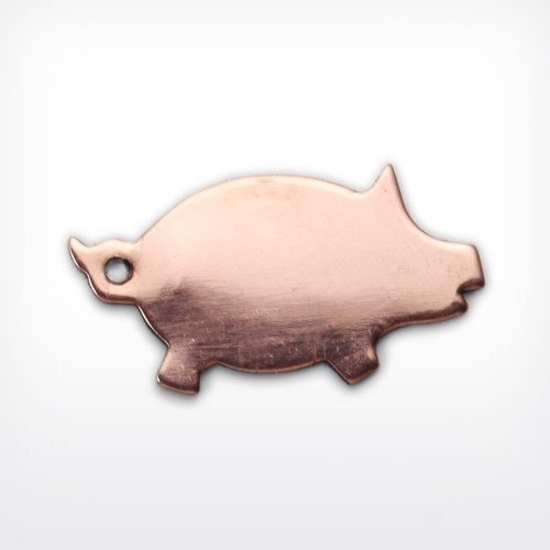 Copper Blank Pig Stamped Shape for Enamelling & Other Crafts