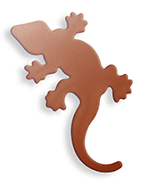 Copper Gecko, small - Pack of 10 (621-CU)