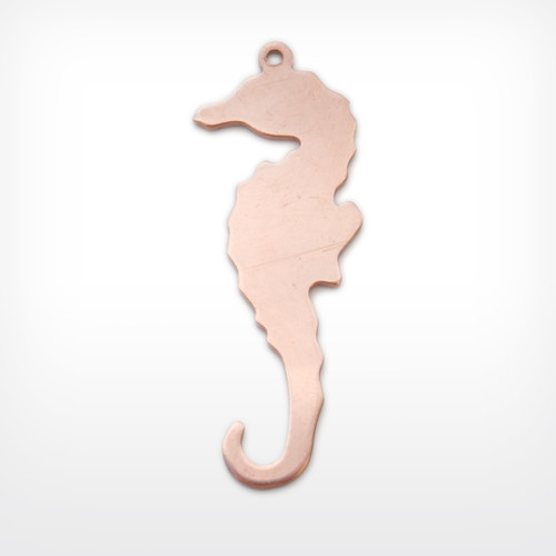 Copper Blank Seahorse Stamped Shape for Enamelling & Other Crafts