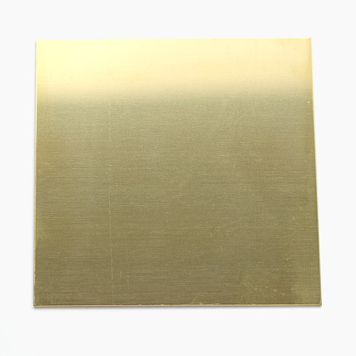Square brass sheet