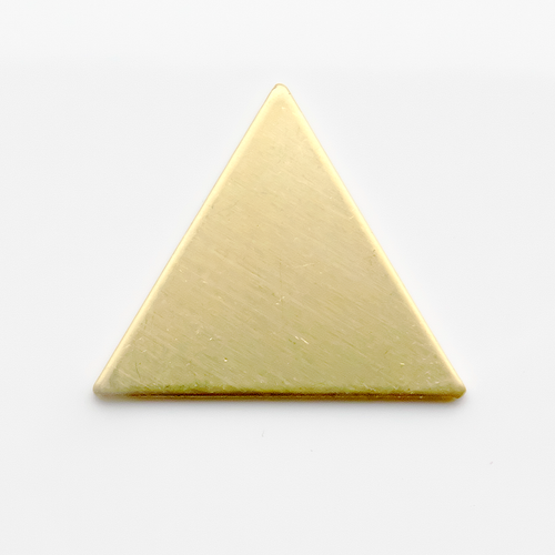 Brass Triangle, 21x21x21mm - Pack of 10 (766-BR)