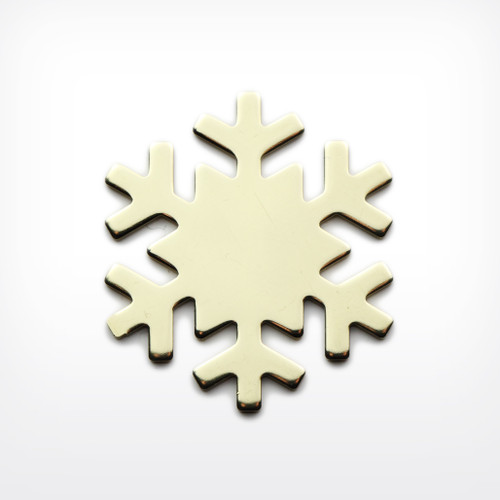 Brass Snowflake - Pack of 10 (445-BR)