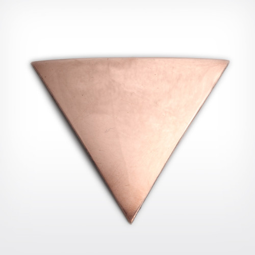 Copper Domed Triangle, 40x40x40mm - Pack of 10 (576-CU) - SALE PRICE: 50% OFF