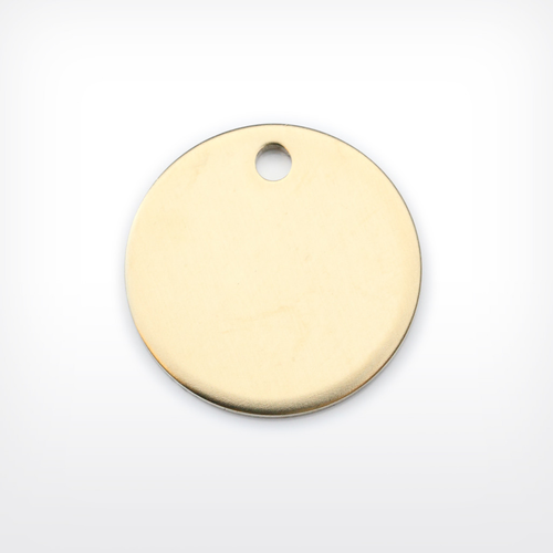 Brass Disc with 3mm piercing