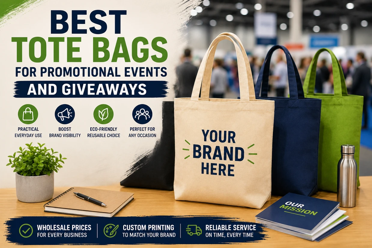 Best Wholesale Tote Bags for Promotional Events and Giveaways