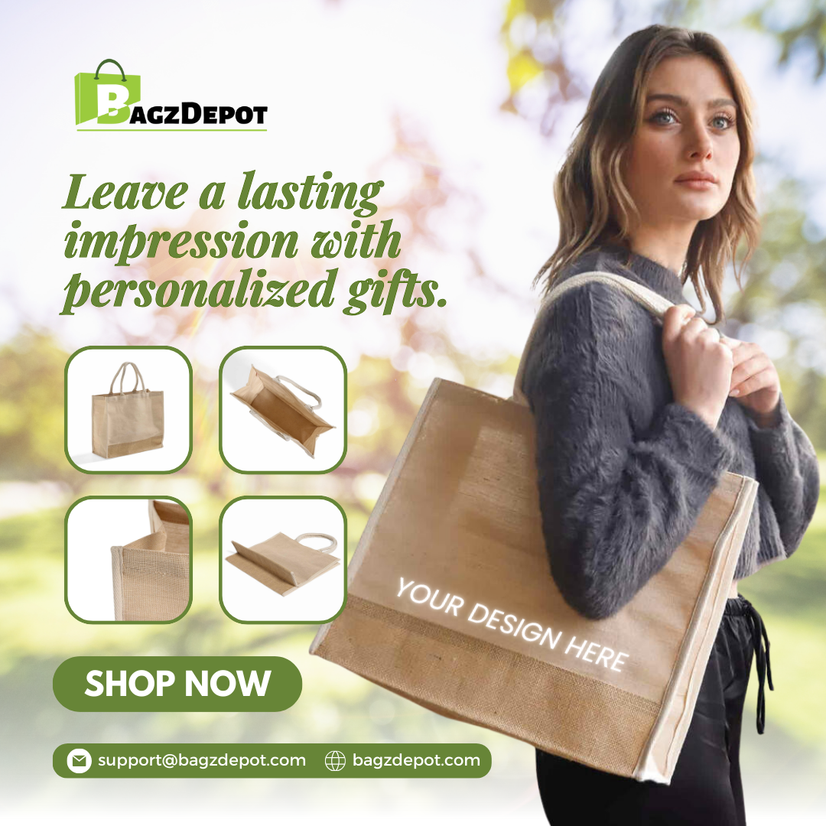 Ditch Plastic, Embrace Style: The Power of Custom Jute Bags  pen_spark