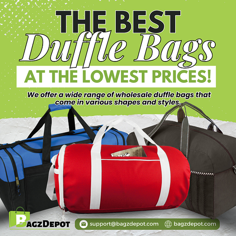 Discover the Best Duffel Bags at BagzDepot