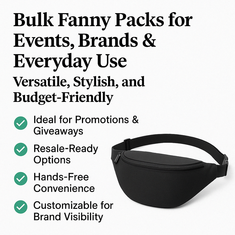Bulk Fanny Packs for Events, Brands & Everyday Use — Versatile, Stylish, and Budget-Friendly Bulk Fanny Packs for Events, Brands & Everyday Use — Versatile, Stylish, and Budget-Friendly