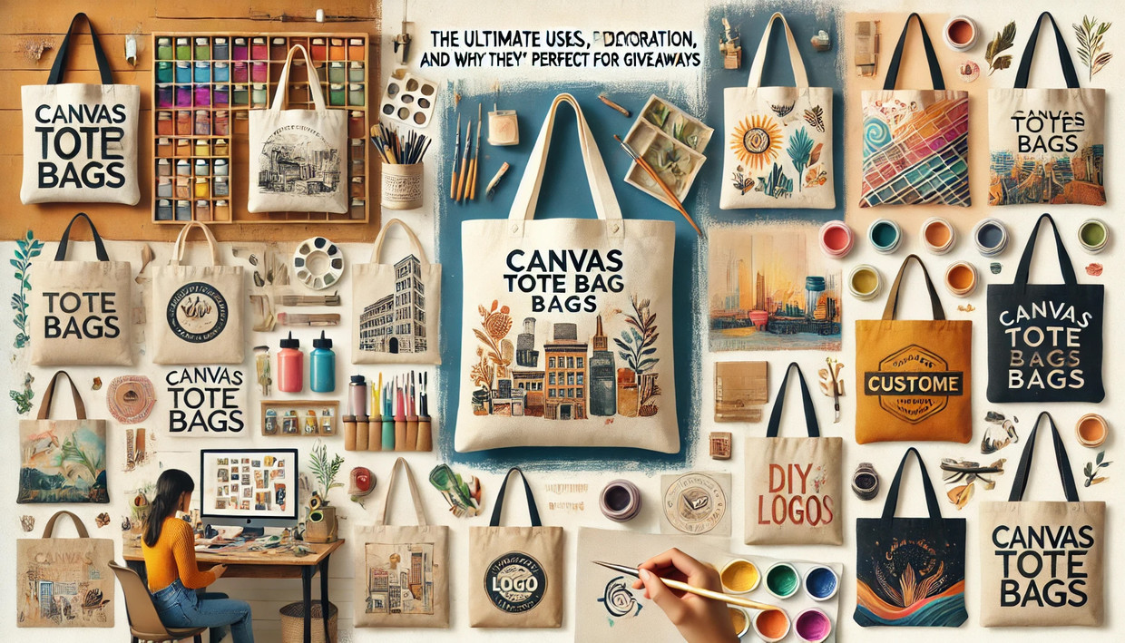 Canvas Tote Bags: The Ultimate Guide to Uses, Decoration, and Why They’re Perfect for Giveaways Canvas Tote Bags: The Ultimate Guide to Uses, Decoration, and Why They’re Perfect for Giveaways