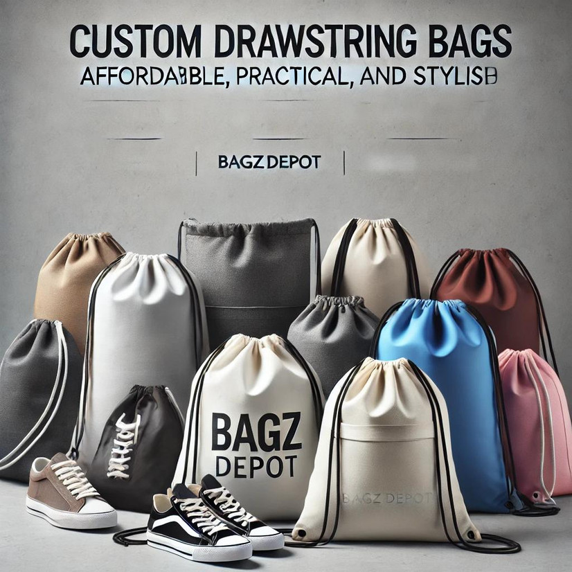 Custom Drawstring Bags: Affordable, Practical, and Stylish at Bagz Depot