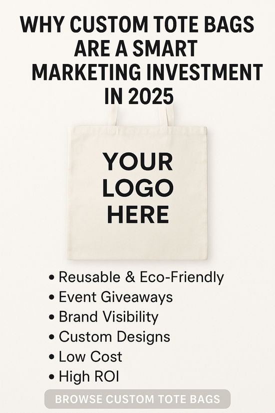 The Versatility and Impact of Custom Tote Bags: Fundraisers, Events, Giveaways, Branding, and Beyond