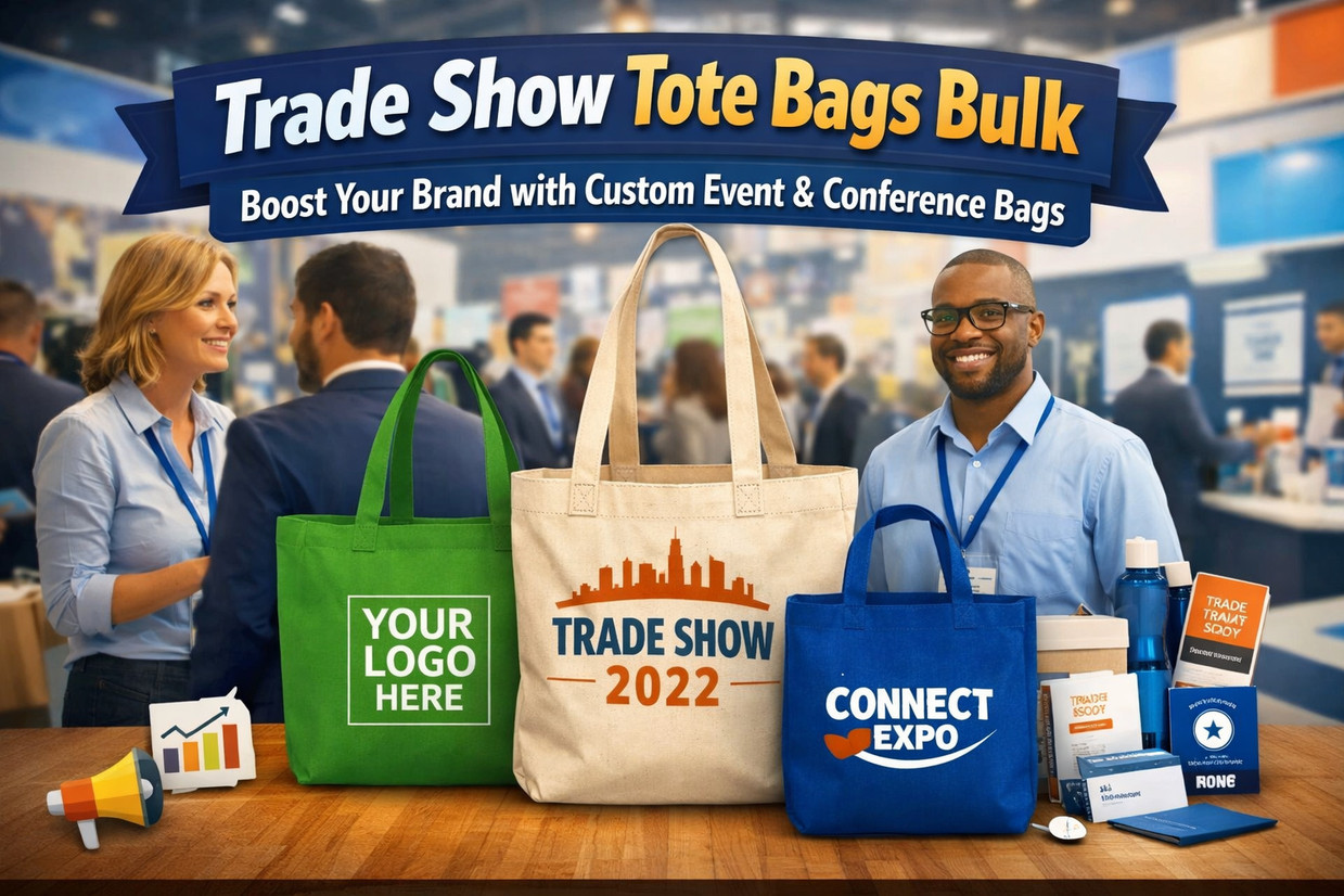 Trade Show Tote Bags Bulk: Boost Your Brand with Custom Event & Conference Bags