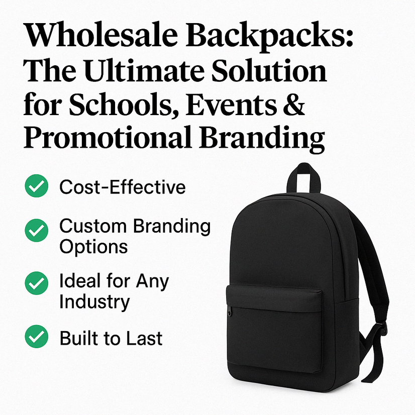 Wholesale Backpacks: The Ultimate Solution for Schools, Events & Promotional Branding Wholesale Backpacks: The Ultimate Solution for Schools, Events & Promotional Branding