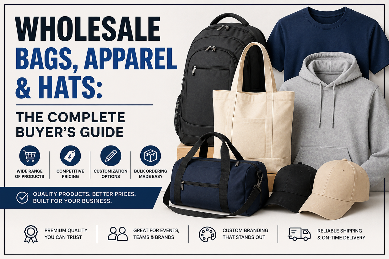 Wholesale Bags, Apparel & Hats: The Complete Buyer's Guide