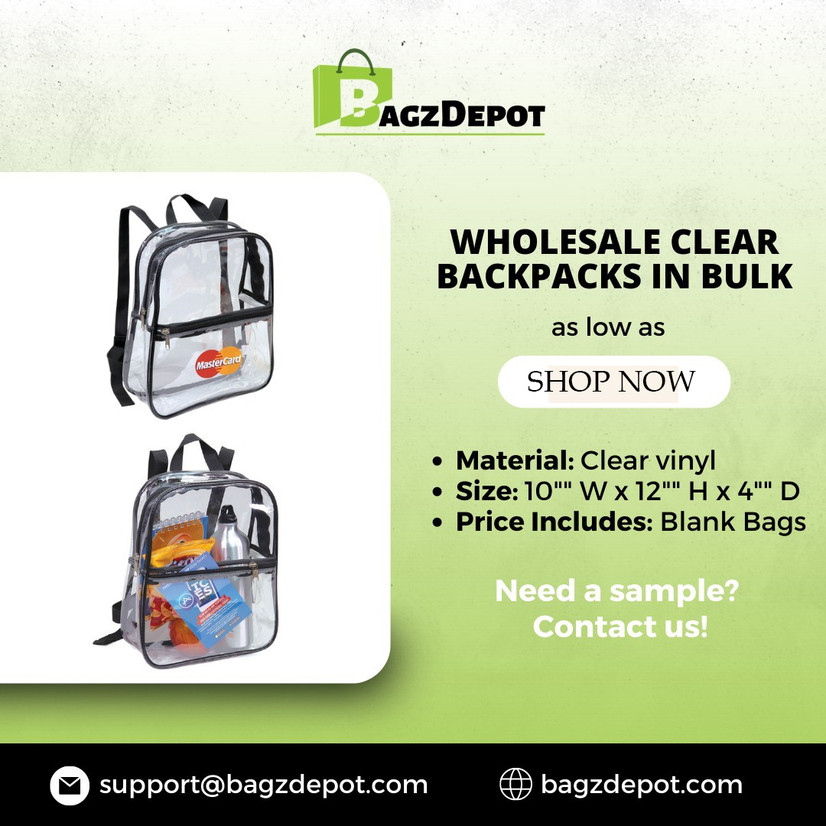 Clear Backpacks Wholesale: A Window to Practicality and Style