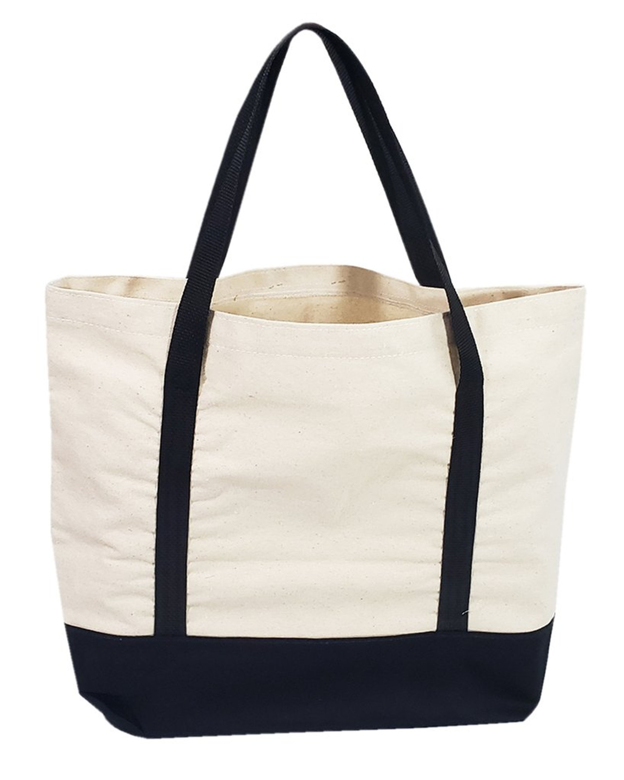 Extra Large Canvas Tote Bags Wholesale w/ Hook and Loop Closure