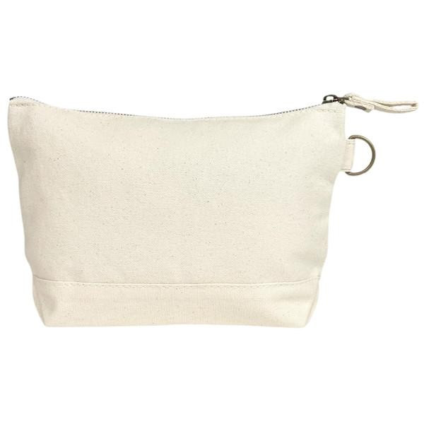 Wholesale Cotton Canvas Zipper Pouch Toiletry Makeup Bags