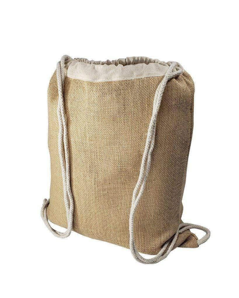 Burlap Drawstring Bags, Burlap Backpacks in Bulk Jute Bags Wholesale