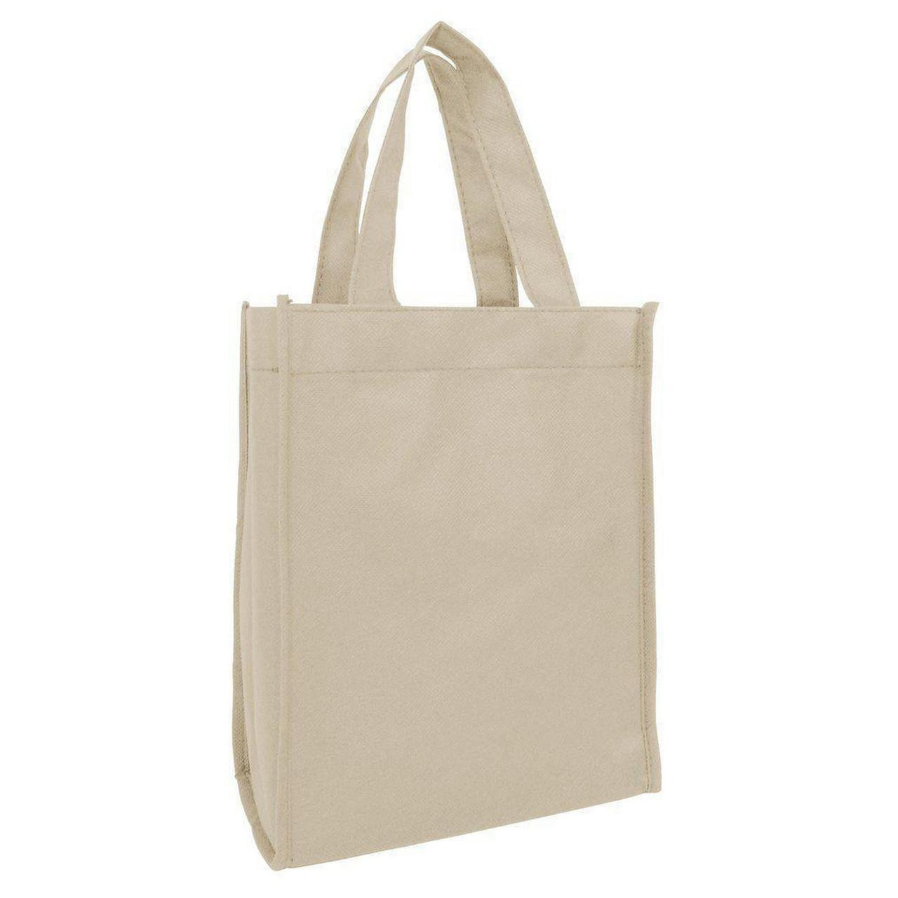 Small Tote Bags in Bulk Non-Woven Gusseted Gift Bags Wholesale