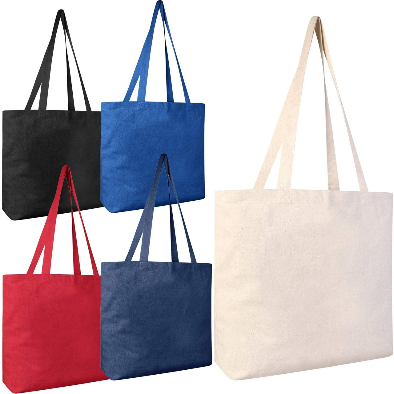 Sturdy Wholesale Canvas Tote Bags in Bulk - Large