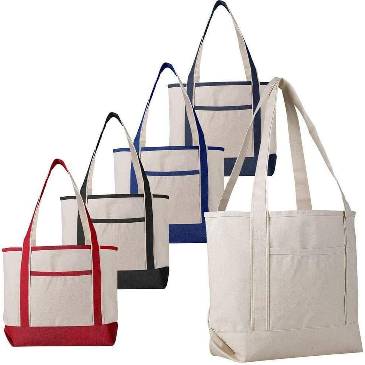 Buy Royal Fabric Bags Lam Canvas Red Handle Bag Multi Purpose Tote Shopping  Carry Tiffin Bags for Men & Women (Pack Of 1) at Amazon.in