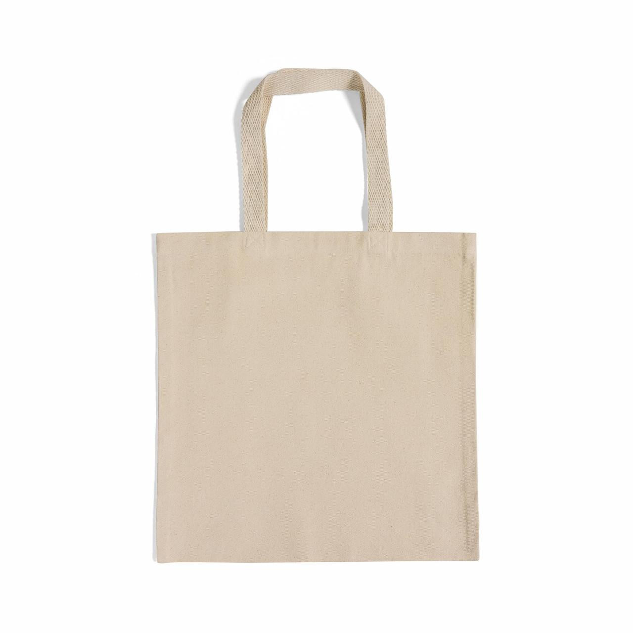 ★DE MERIEL★ Classic Canvas Bag WideIvoryBeige CANVASBAG Wholesale Heavy Duty Canvas Tote Bags for Groceries & More