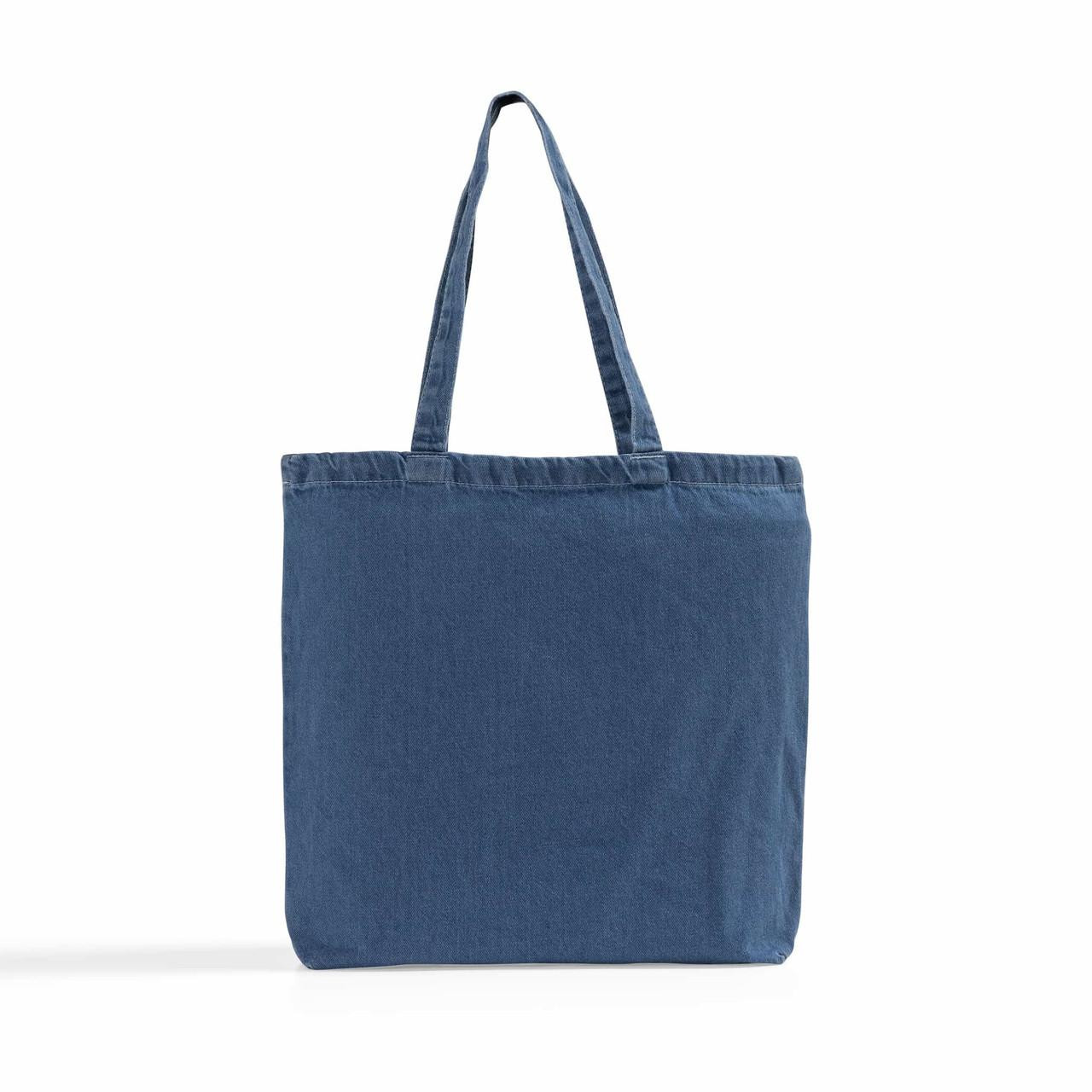 Wholesale Denim Twill Tote Bags - 100% Cotton, 10 oz, 16